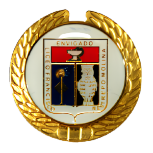 Escudo Pin circular impresión uv full color